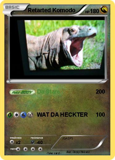 Pokemon Retarted Komodo