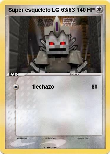 Pokemon Super esqueleto LG 63/63