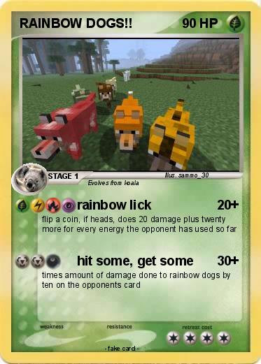 Pokemon RAINBOW DOGS!!