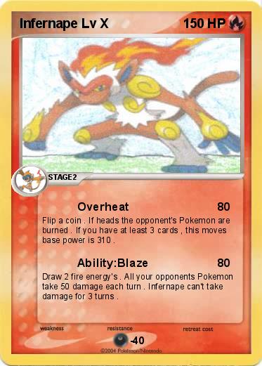 Pokemon Infernape Lv X