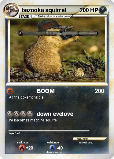 Pokemon bazooka squirrel