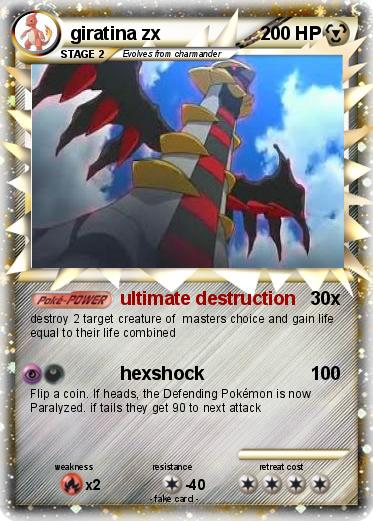 Pokemon giratina zx