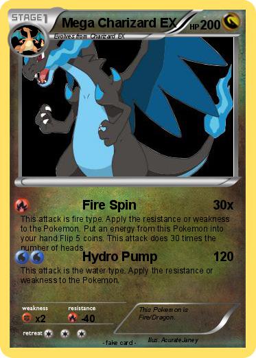 Pokemon Mega Charizard EX