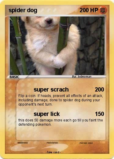 Pokemon spider dog