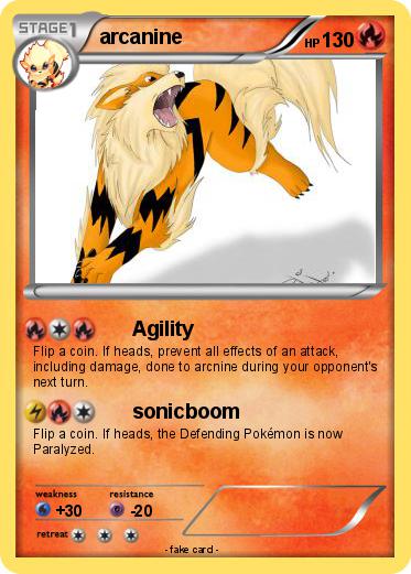 Pokemon arcanine