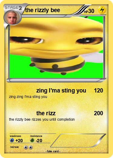 Pokemon the rizzly bee