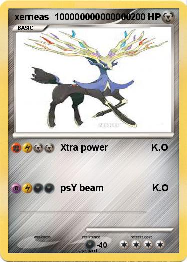 Pokemon xerneas  100000000000000