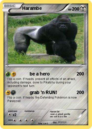 Pokemon Harambe
