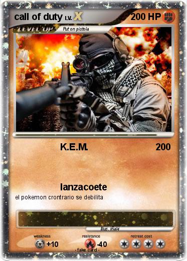 Pokemon call of duty