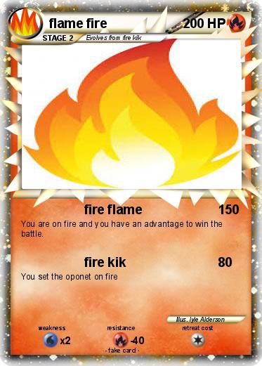 Pokemon flame fire
