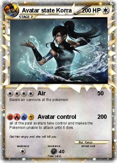 Pokemon Avatar state Korra
