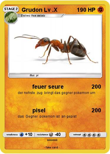 Pokemon Grudon Lv .X