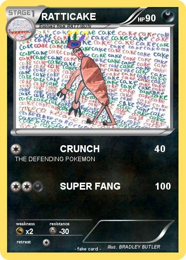 Pokemon RATTICAKE