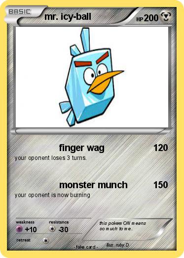 Pokemon mr. icy-ball