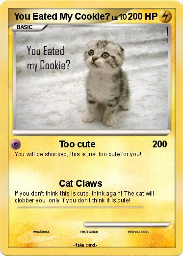 Pokemon You Eated My Cookie?