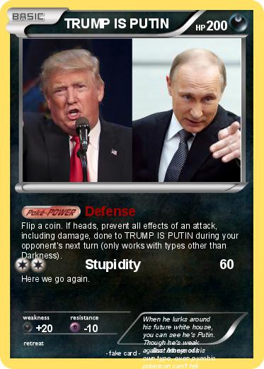 Pokemon TRUMP IS PUTIN