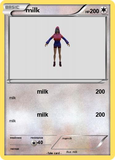Pokemon milk