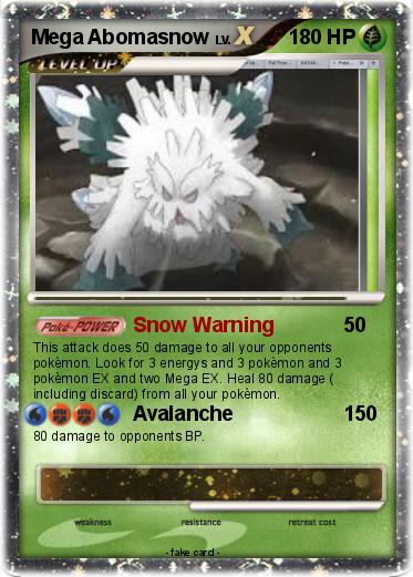 Pokemon Mega Abomasnow