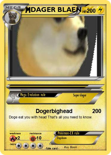 Pokemon DAGER BLAEN