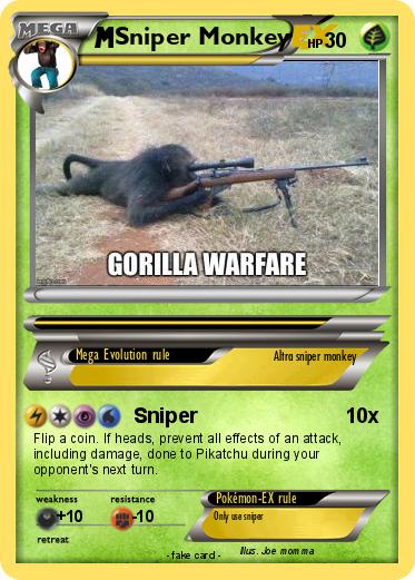 Pokemon Sniper Monkey