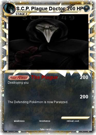 Pokemon S.C.P. Plague Doctor