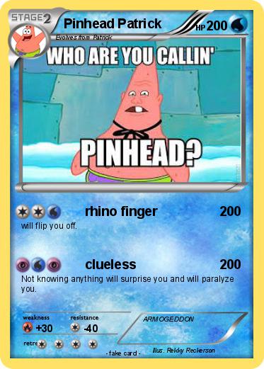 Pokemon Pinhead Patrick
