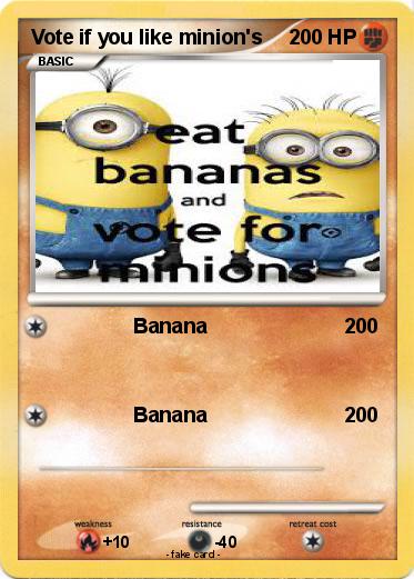Pokemon Vote if you like minion's