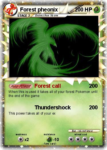 Pokemon Forest pheonix