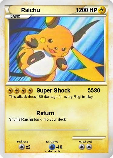 Pokemon Raichu                       1