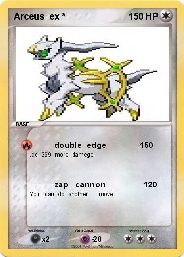 Pokemon Arceus  ex *