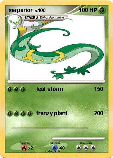 Pokemon serperior