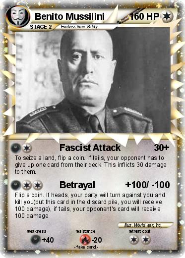 Pokemon Benito Mussilini