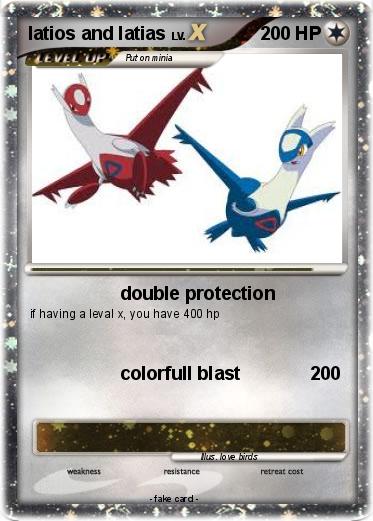 Pokemon latios and latias