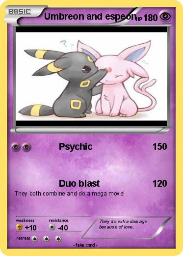 Pokemon Umbreon and espeon