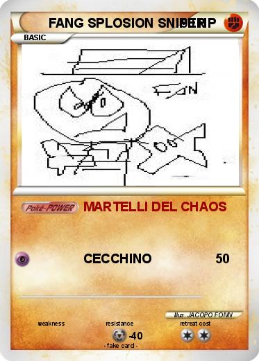 Pokemon FANG SPLOSION SNIPER