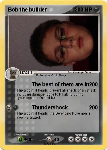 Pokemon Bob the builder