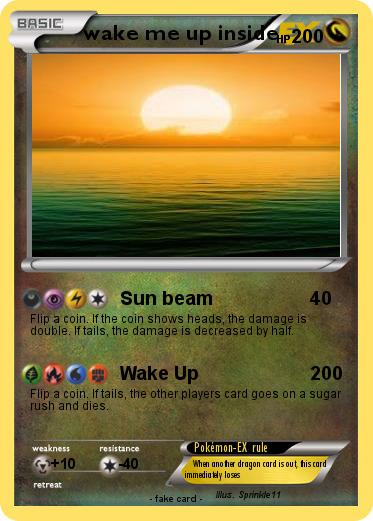 Pokemon wake me up inside