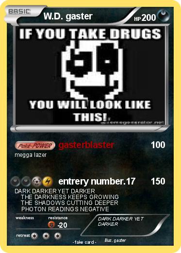 Pokemon W.D. gaster