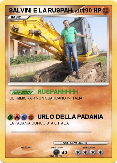 Pokemon SALVINI E LA RUSPAH