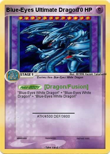 Pokemon Blue-Eyes Ultimate Dragon