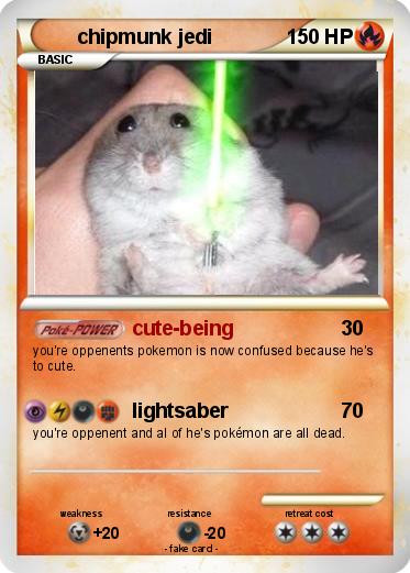 Pokemon chipmunk jedi