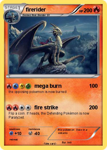 Pokemon firerider