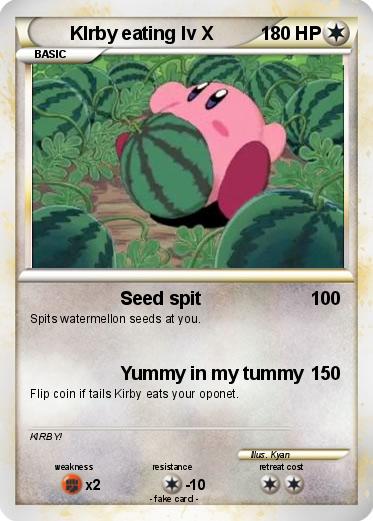 Pokemon KIrby eating lv X