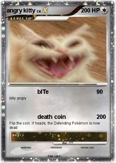 Pokemon angry kitty