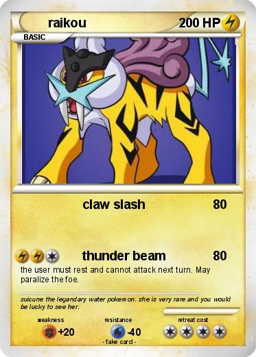 Pokemon raikou