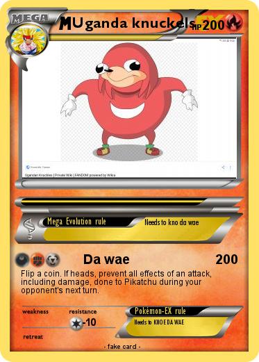 Pokemon Uganda knuckels