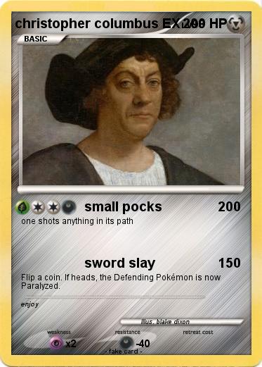 Pokemon christopher columbus EX