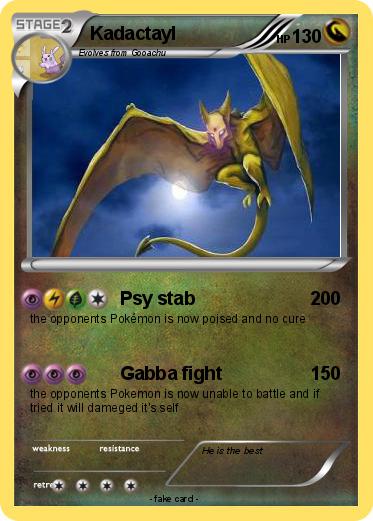 Pokemon Kadactayl