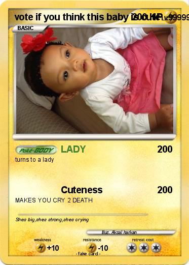 Pokemon vote if you think this baby is cute