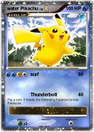 Pokemon water Pikachu